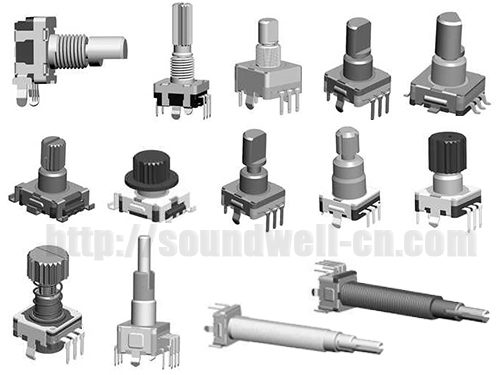 EC11 Metal shaft incremental encoder EC11 Metal shaft incremental encoder