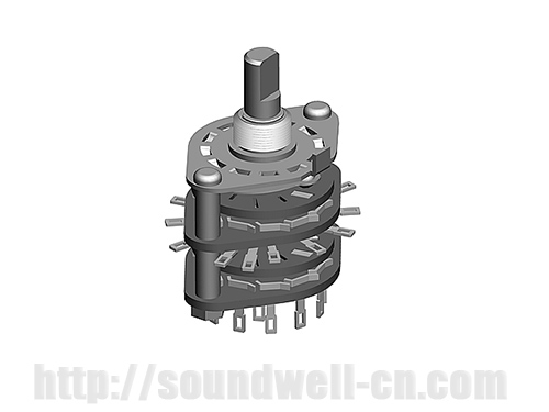 RS29 Metal shaft rotary multi-way switch RS29 Metal shaft rotary multi-way switch